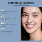 Temporary Silicone Denture Set for Natural Smile Restoration