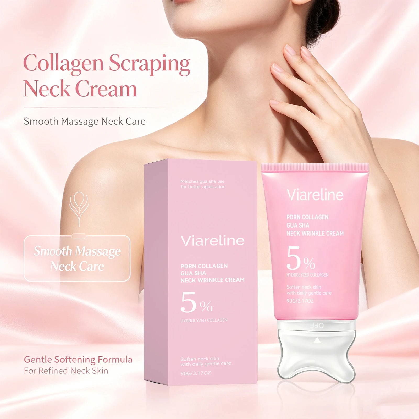 Collagen Firming Neck Cream with Integrated Massage Applicator - 5