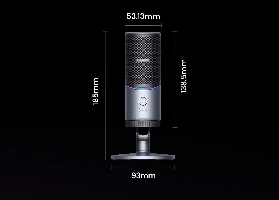 USB Condenser Microphone with RGB for Gaming and Streaming