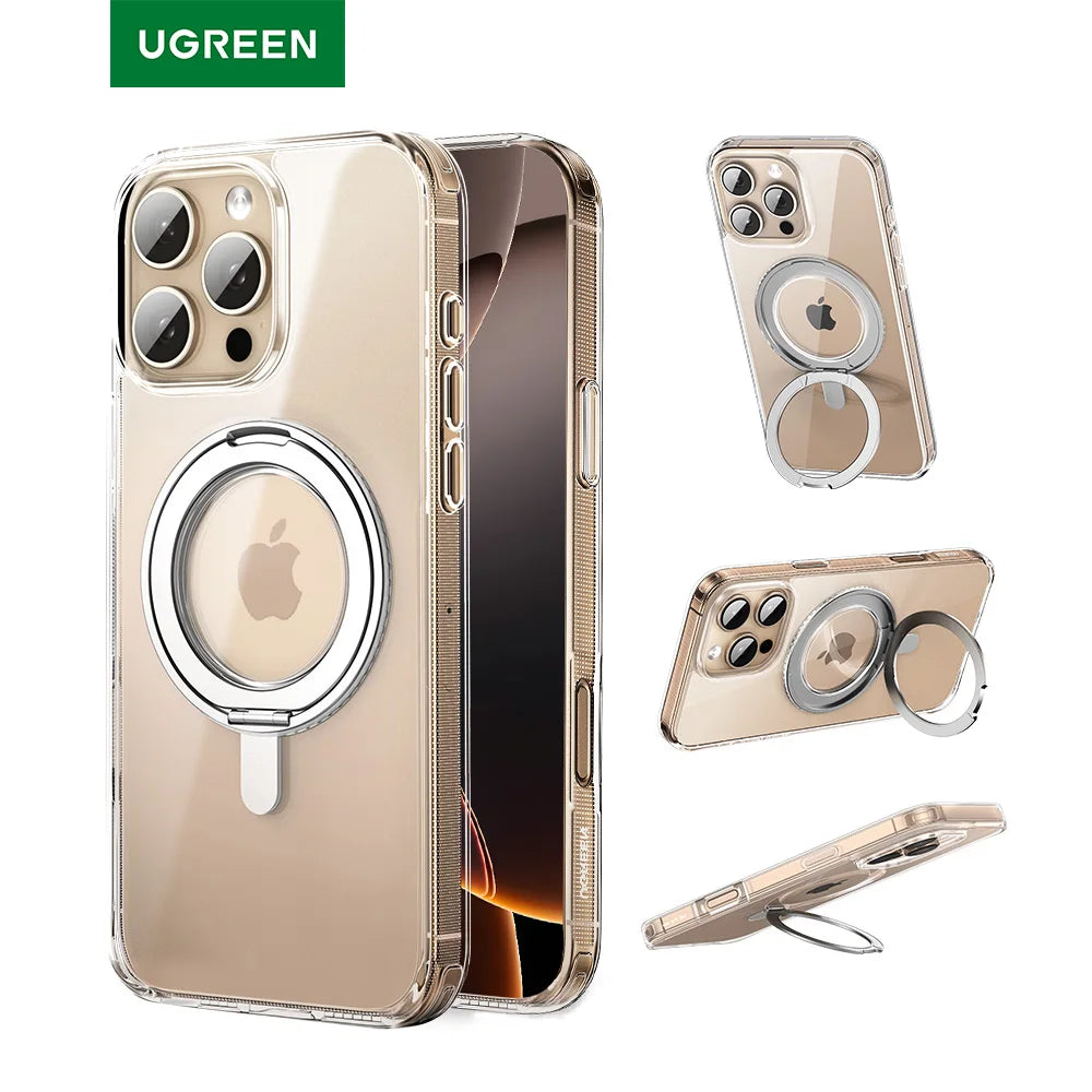 Magnetic Kickstand Phone Case for iPhone 17 Pro and Pro Max