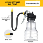 250ml Manual Pump Oiler Bottle High Pressure Lubrication Spray Can