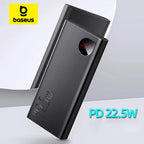22.5W Fast Charging Portable Power Bank with LED Digital Display
