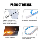 12V RGB LED Flowing Turn Signal and Daytime Running Light Strip Set