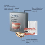 Temporary Realistic Cosmetic Dentures Set