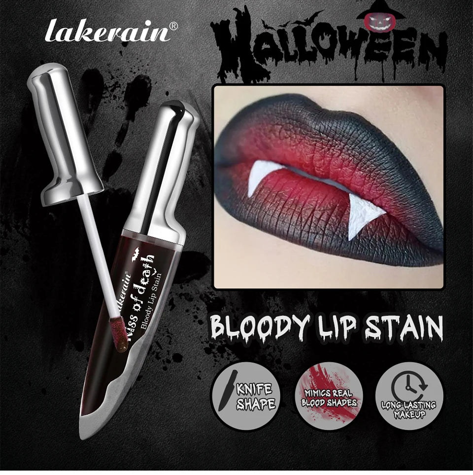 Waterproof Bloody Matte Lip Stain for Halloween - 7