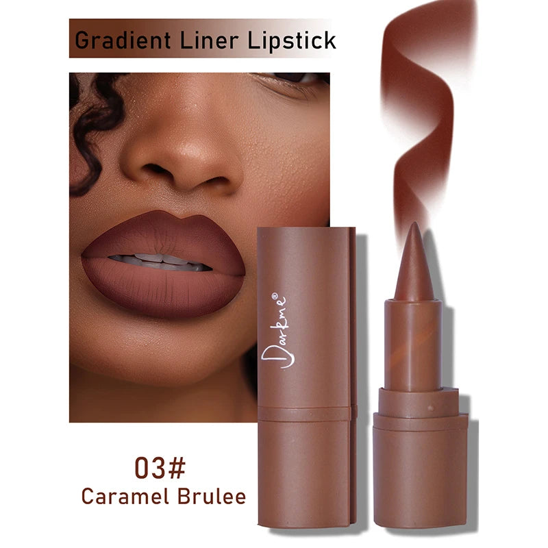 Matte Velvet Lip Liner Crayon for Long-Lasting Defined Lips - 12