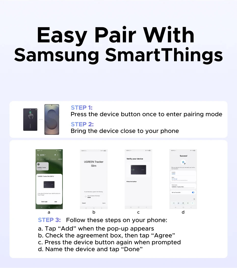 Bluetooth Smart Tracker for Samsung Galaxy