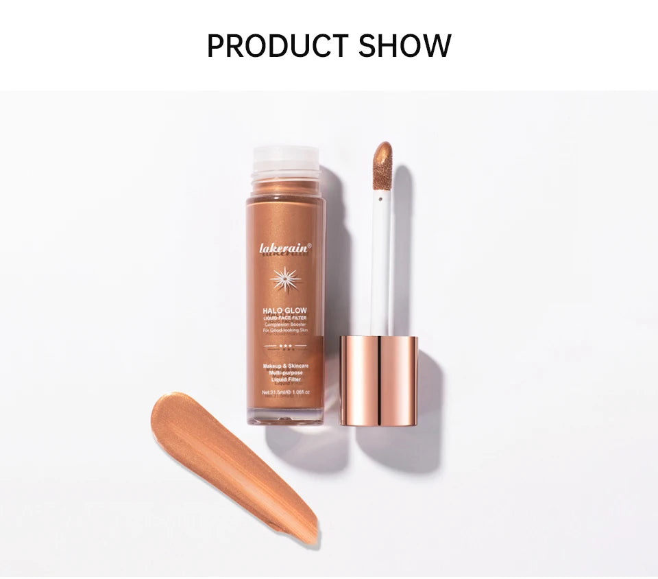 Liquid Glow Face Highlighter and Illuminating Filter