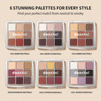 9-Color Professional Matte and Shimmer Eyeshadow Palette