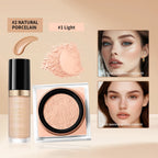 Face Concealer and Matte Setting Powder Makeup Set