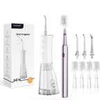 Portable Oral Irrigator and Sonic Toothbrush Dental Cleaning Kit