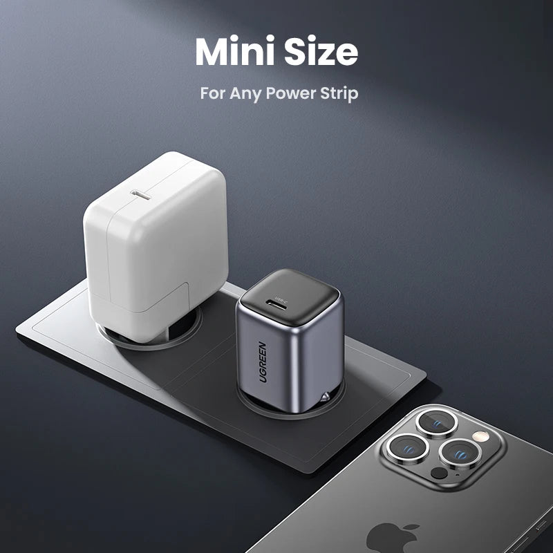 30W GaN Fast USB-C Wall Charger for Smartphones