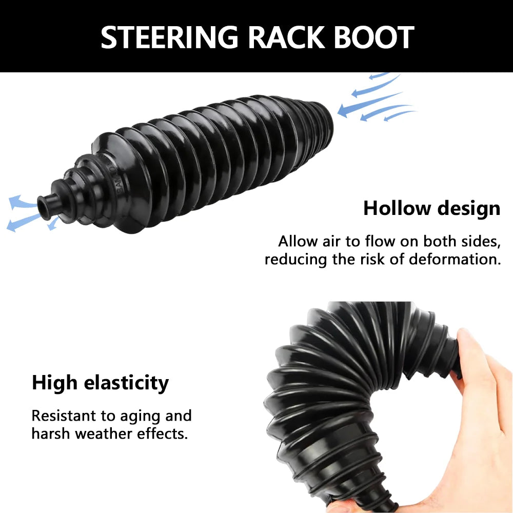 Universal Steering Gear Rack and Pinion Bellow Boot Kit - 3