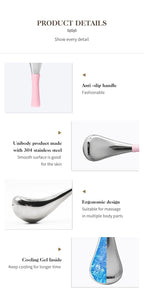 Stainless Steel Facial Cryo Sticks for Skin Puffiness and Massage