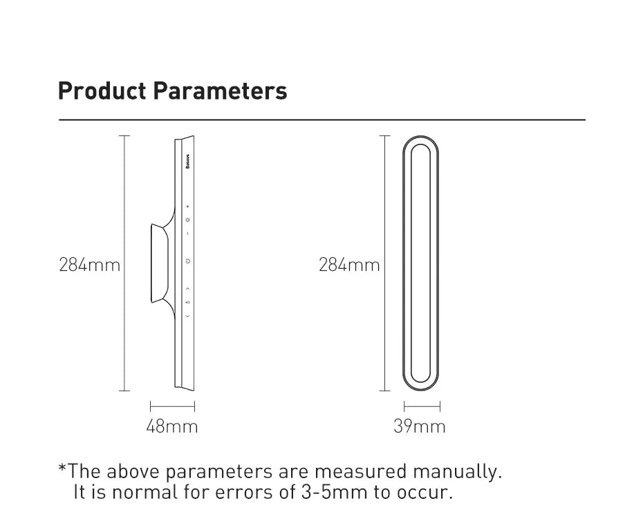 Magnetic Rechargeable LED Desk Lamp with Stepless Dimming