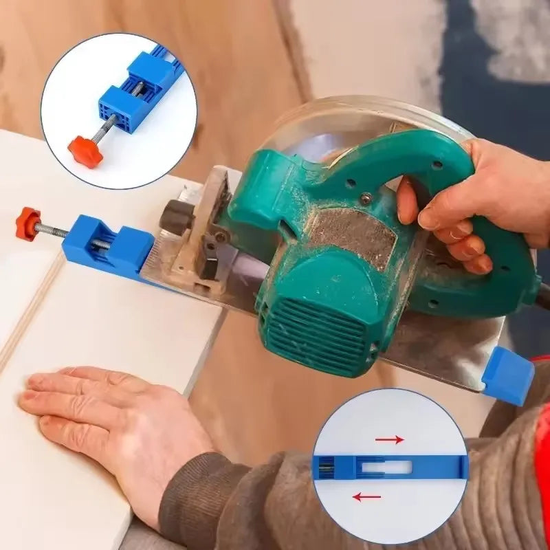 Adjustable Circular Saw Guide Track for Straight Wood Cutting