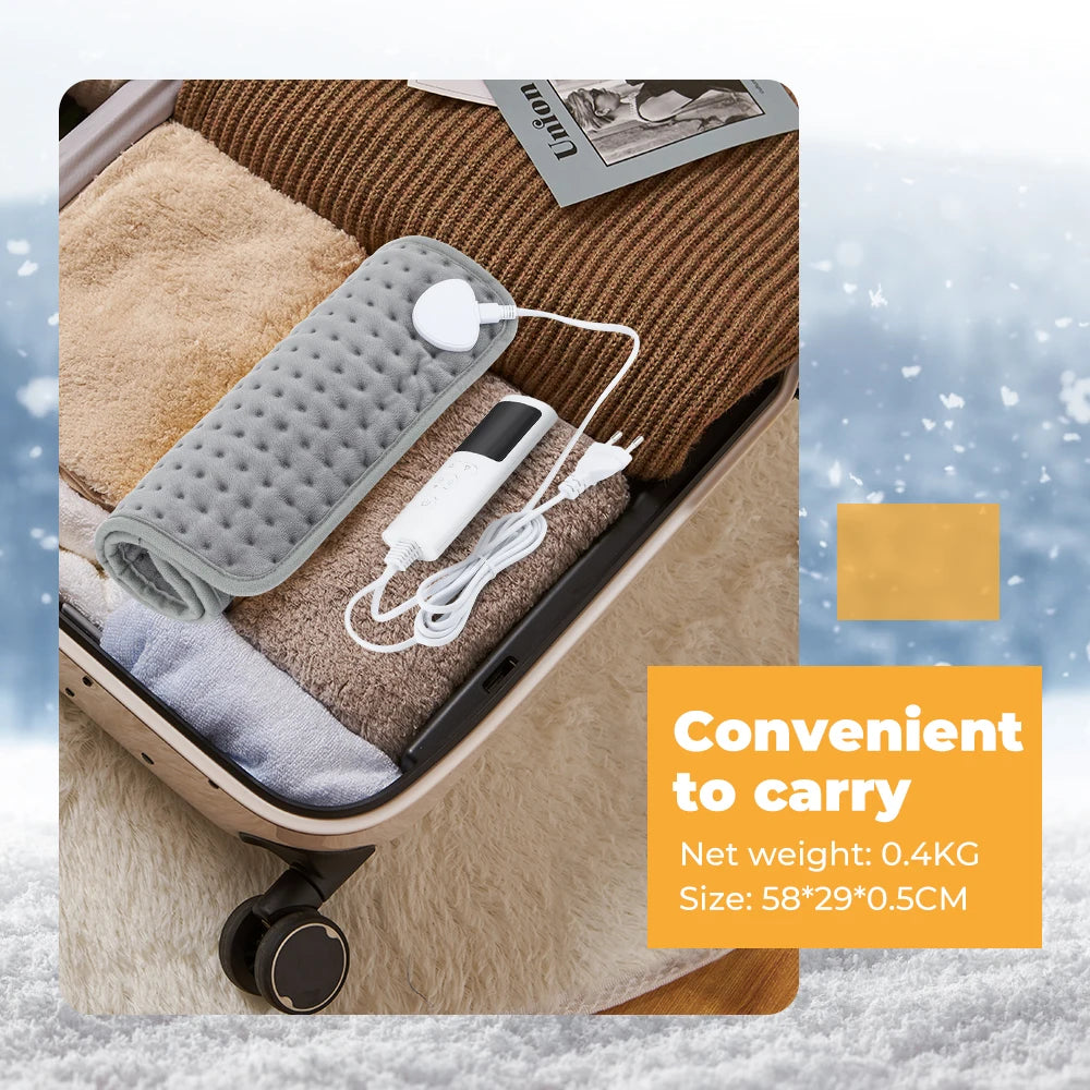 Electric Heating Pad for Pain Relief and Comfort