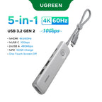 5-in-1 USB-C to 4K HDMI Hub with 100W Power Delivery