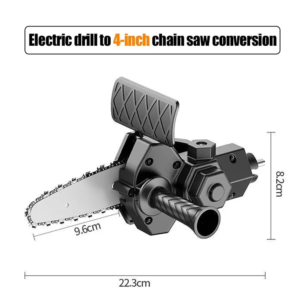 Electric Drill to Chainsaw Conversion Adapter Tool