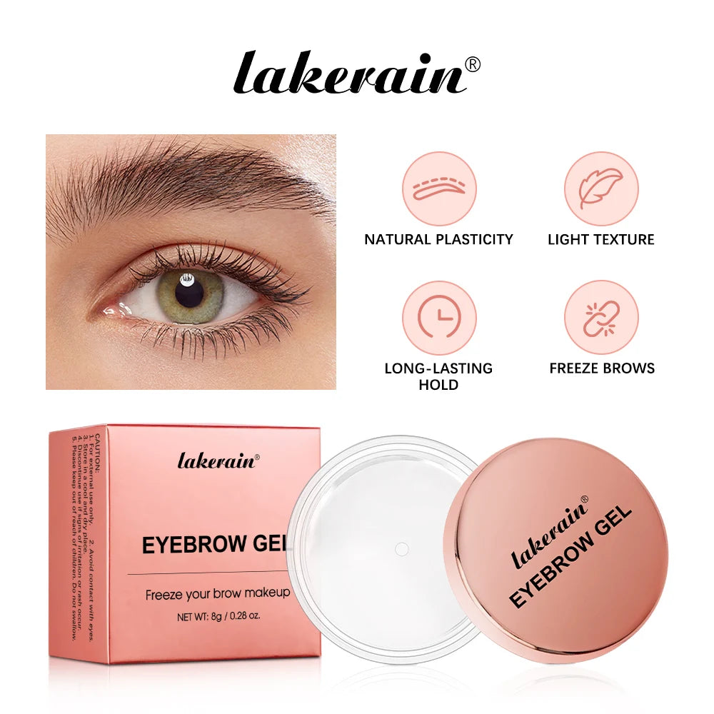 Waterproof Clear Eyebrow Styling Gel for Laminated Brow Look