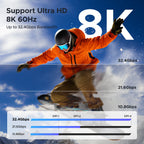 USB-C to DisplayPort 1.4 Cable for 8K 60Hz Ultra HD Video