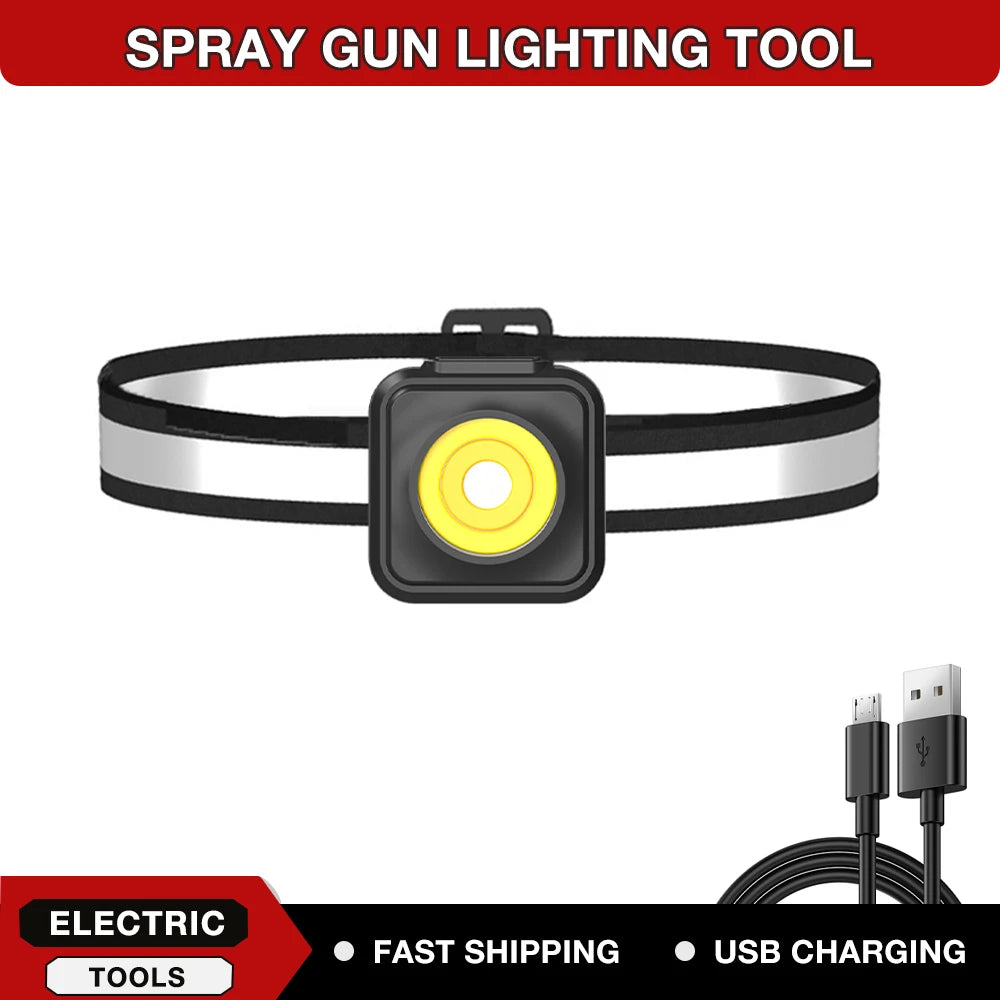 Rechargeable LED Spray Gun Light for Automotive Painting