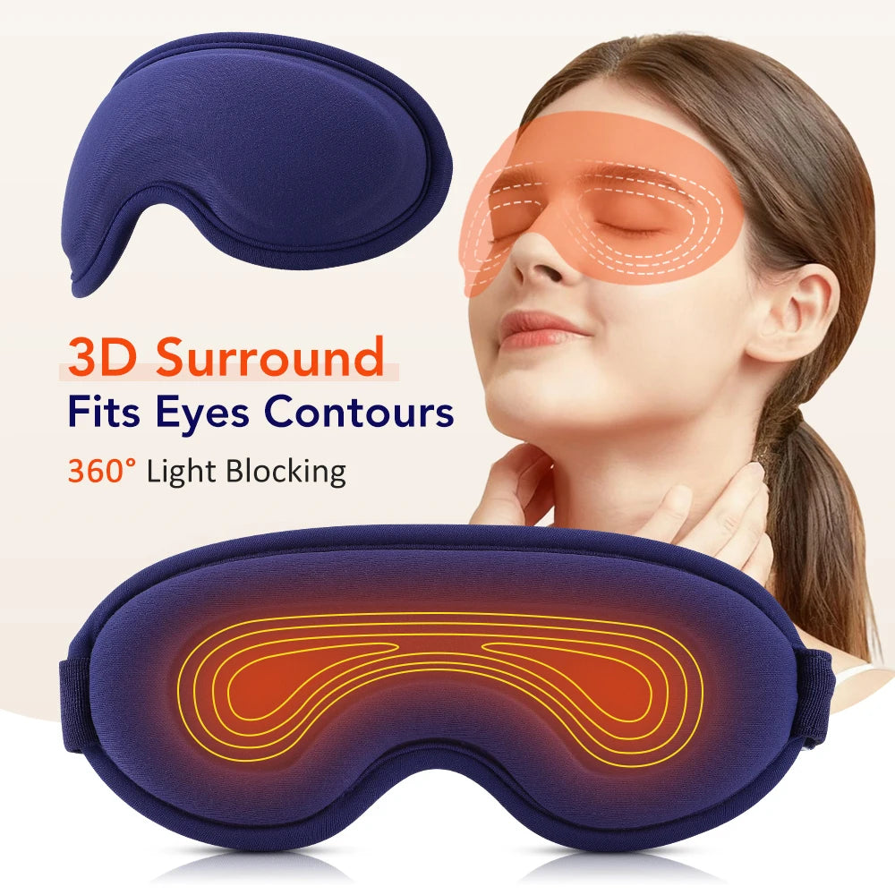 Heated Eye Massage Mask for Dry Eyes and Eye Strain - 12