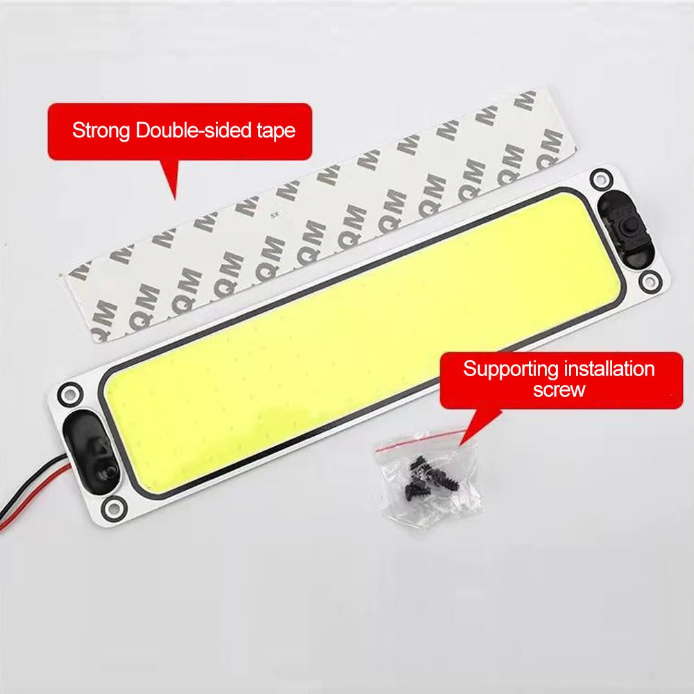 12V 24V COB LED Interior Reading Light Panel for Vehicles