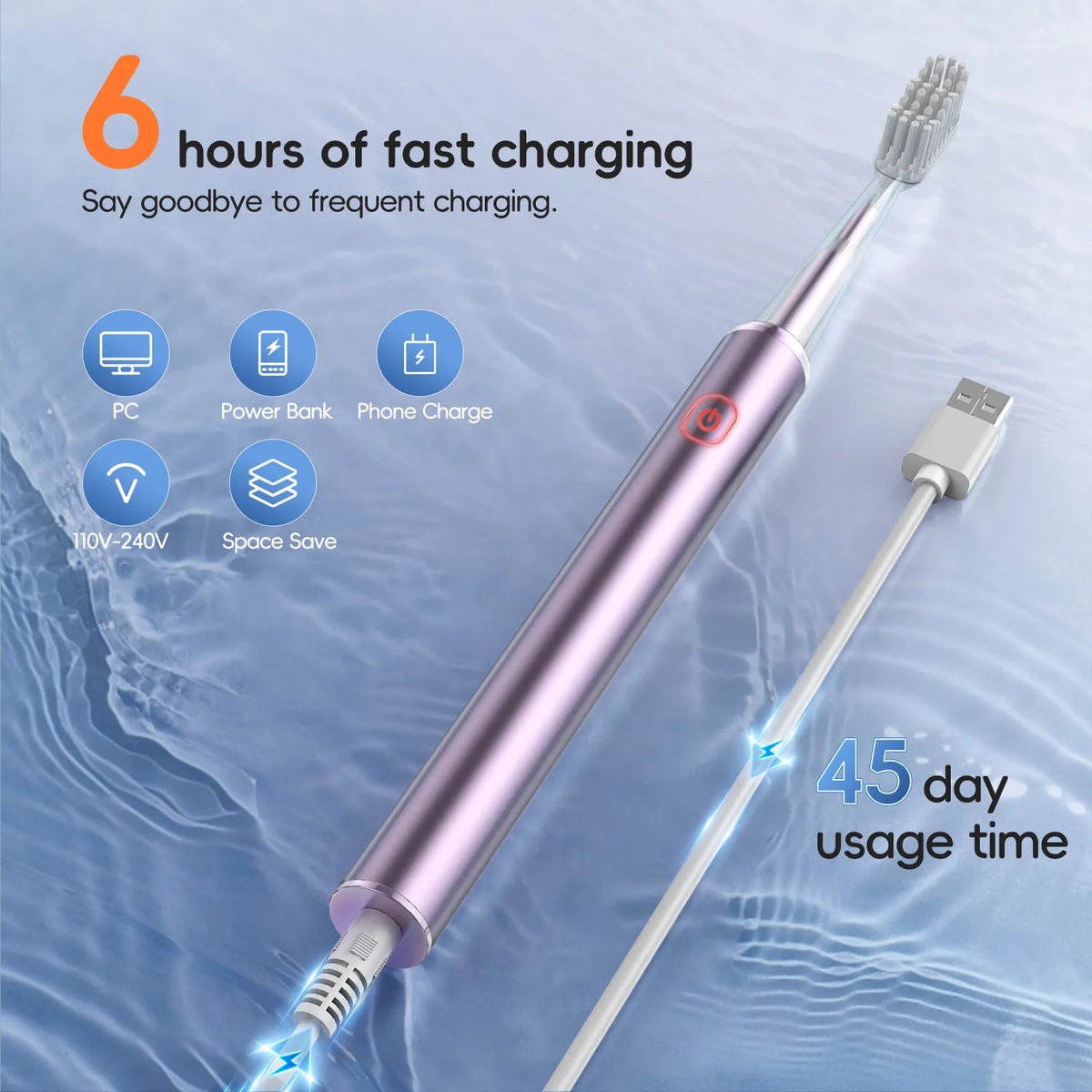 Portable Electric Water Flosser and Toothbrush Dental Care Set