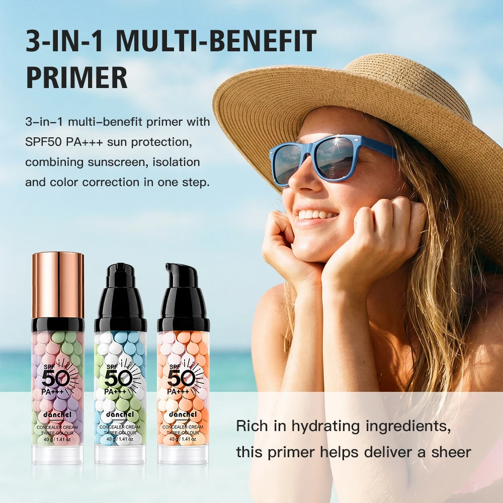 3-Color Correcting Makeup Primer with SPF 50 - 10