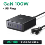 200W GaN Desktop Fast Charging Station for Laptops and Phones