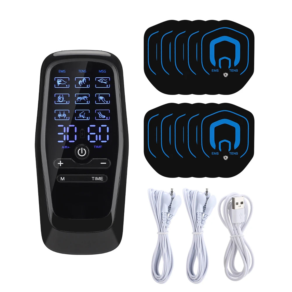 Portable Electric TENS EMS Body and Neck Muscle Massager
