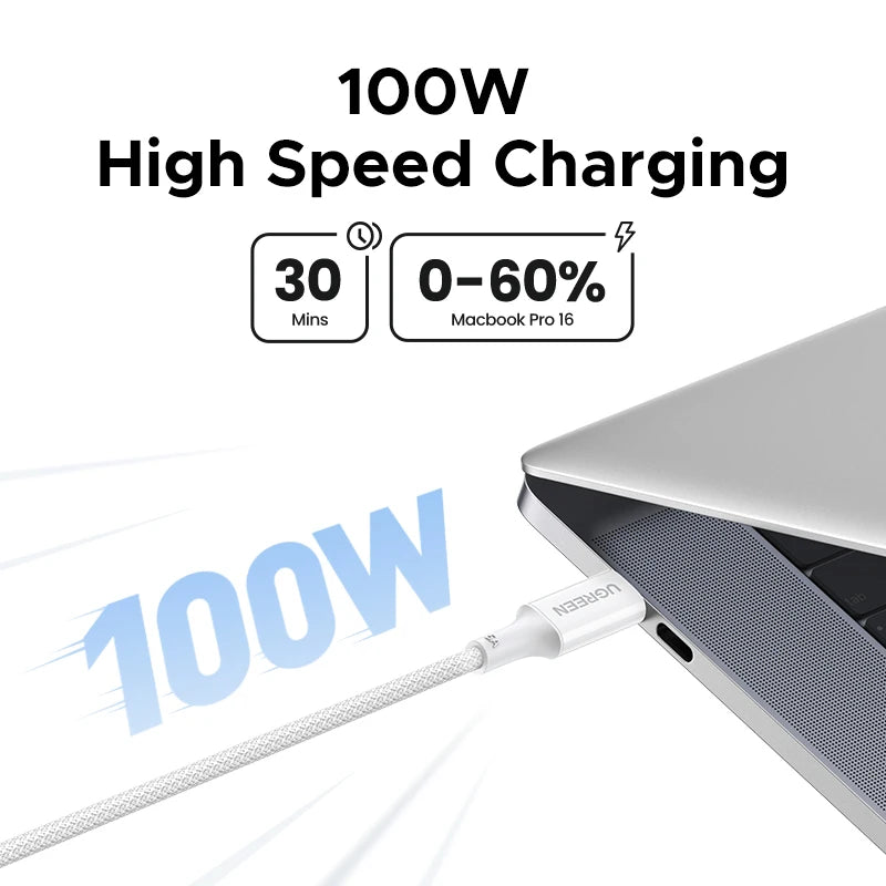 100W USB-C to USB-C Fast Charging Cable - 4