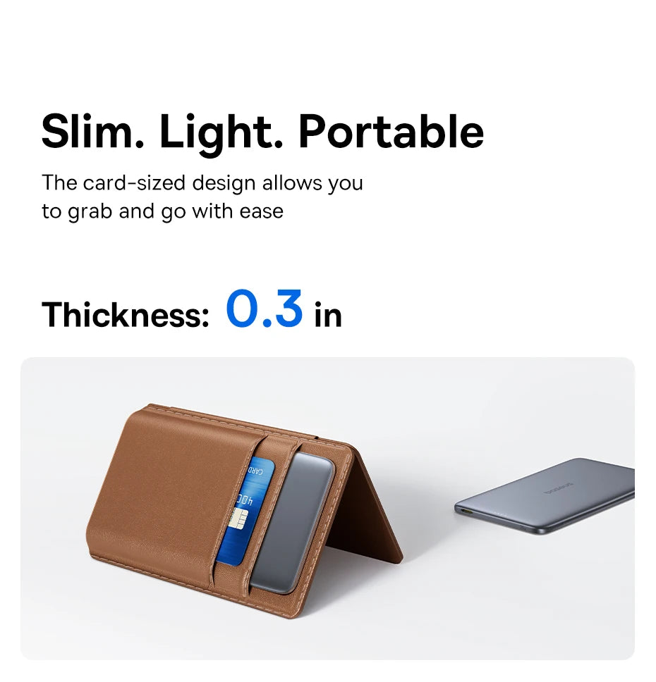 5000mAh Magnetic Wireless Power Bank for Smartphone Fast Charging
