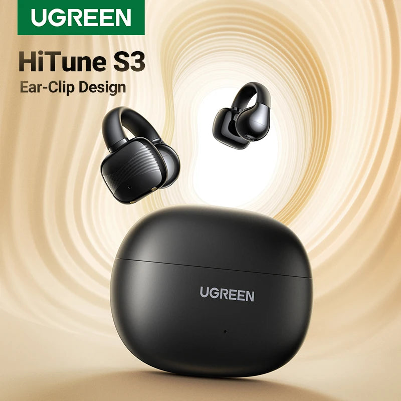 Open-Ear Bluetooth Clip-On Wireless Sports Earbuds - 1