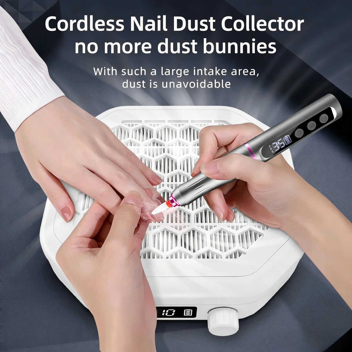 Rechargeable Cordless Nail Dust Collector