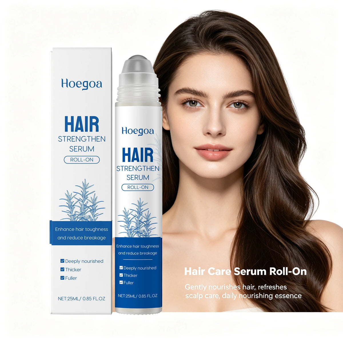 Rosemary Hair Growth Serum Roll-On for Scalp Nourishment
