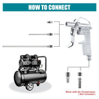 Pneumatic Air Blow Gun with 3m Hose for Cleaning and Dust Removal