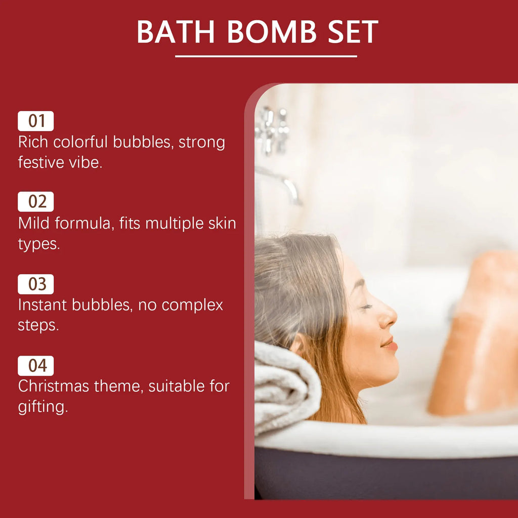 Aromatherapy Moisturizing Bath Bomb Set for Kids