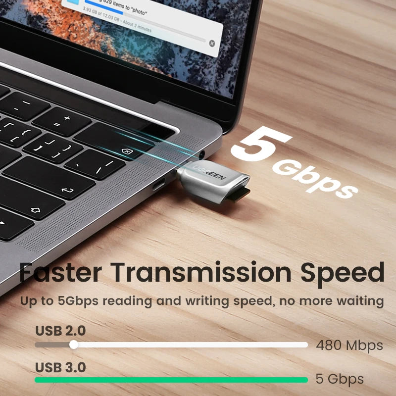 USB-C to Micro SD Card Reader Adapter - 3