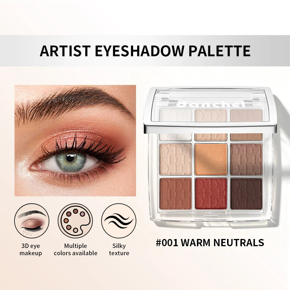 9-Shade Matte and Shimmer Eyeshadow Palette - 2