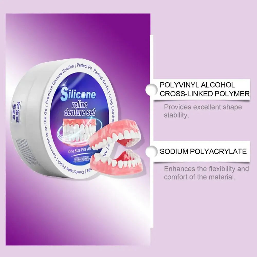 Temporary Silicone Denture Reliner and Fitting Kit - 11