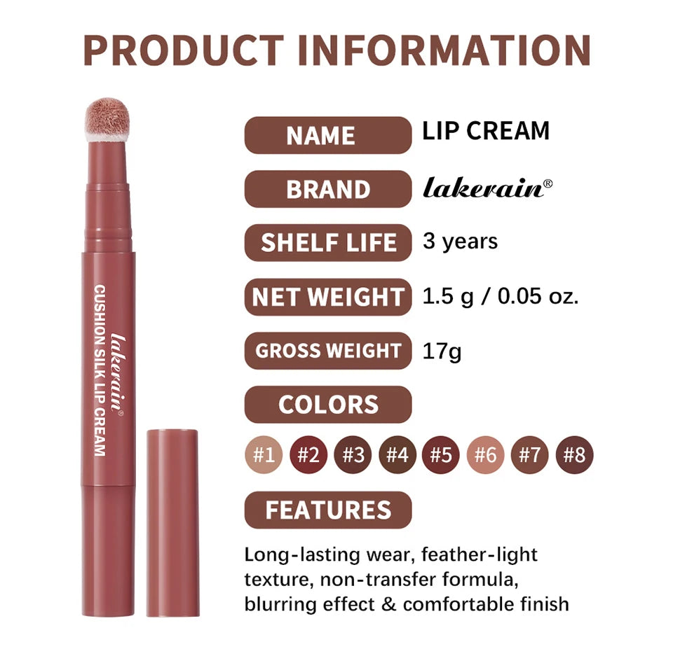 2-in-1 Cushion Lip Cream and Cheek Blush