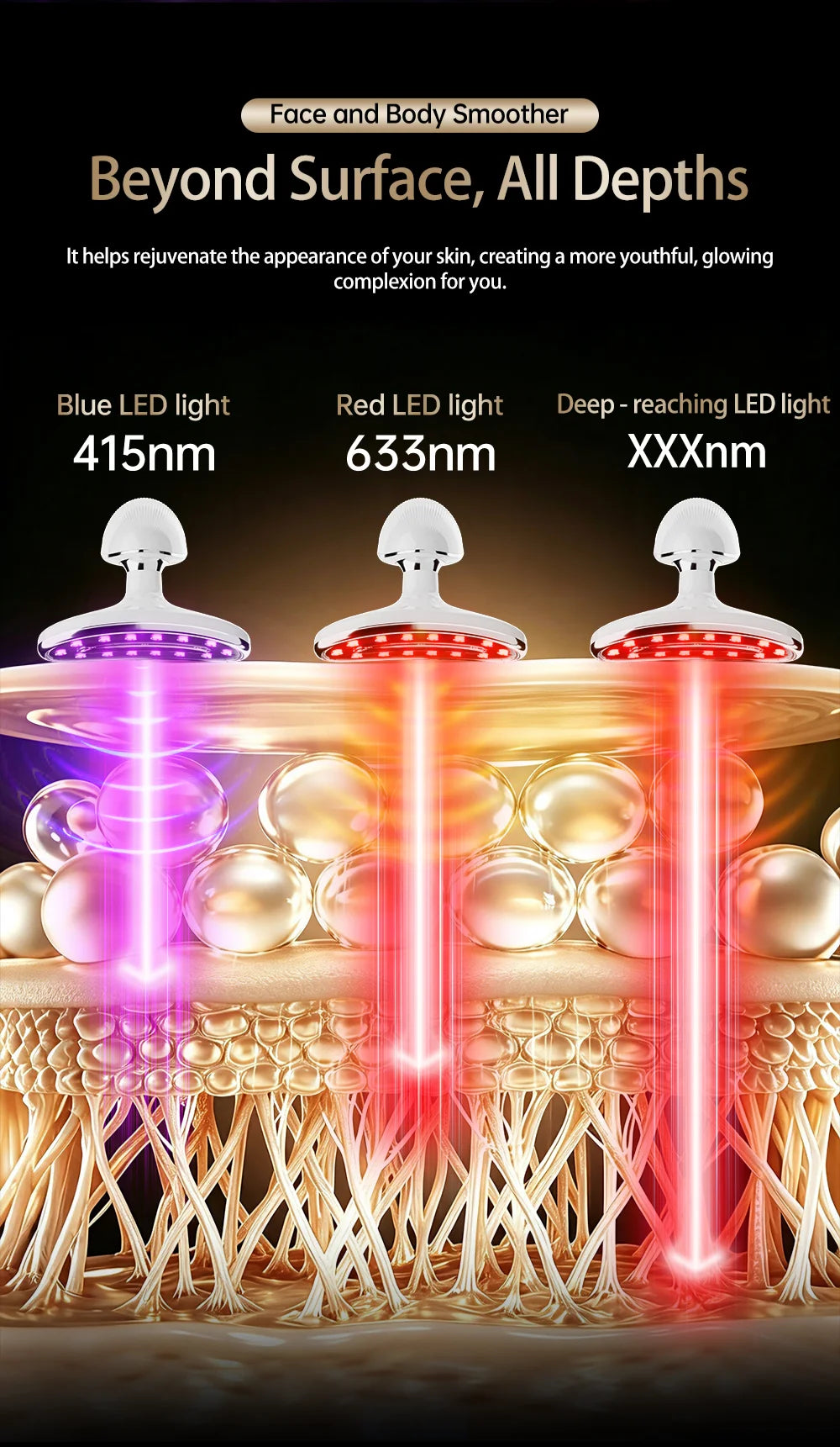 LED Facial and Body Sculpting Beauty Device