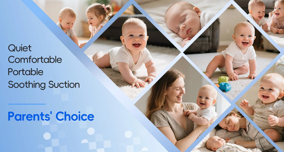 Electric Baby Nasal Aspirator with Music and Adjustable Suction
