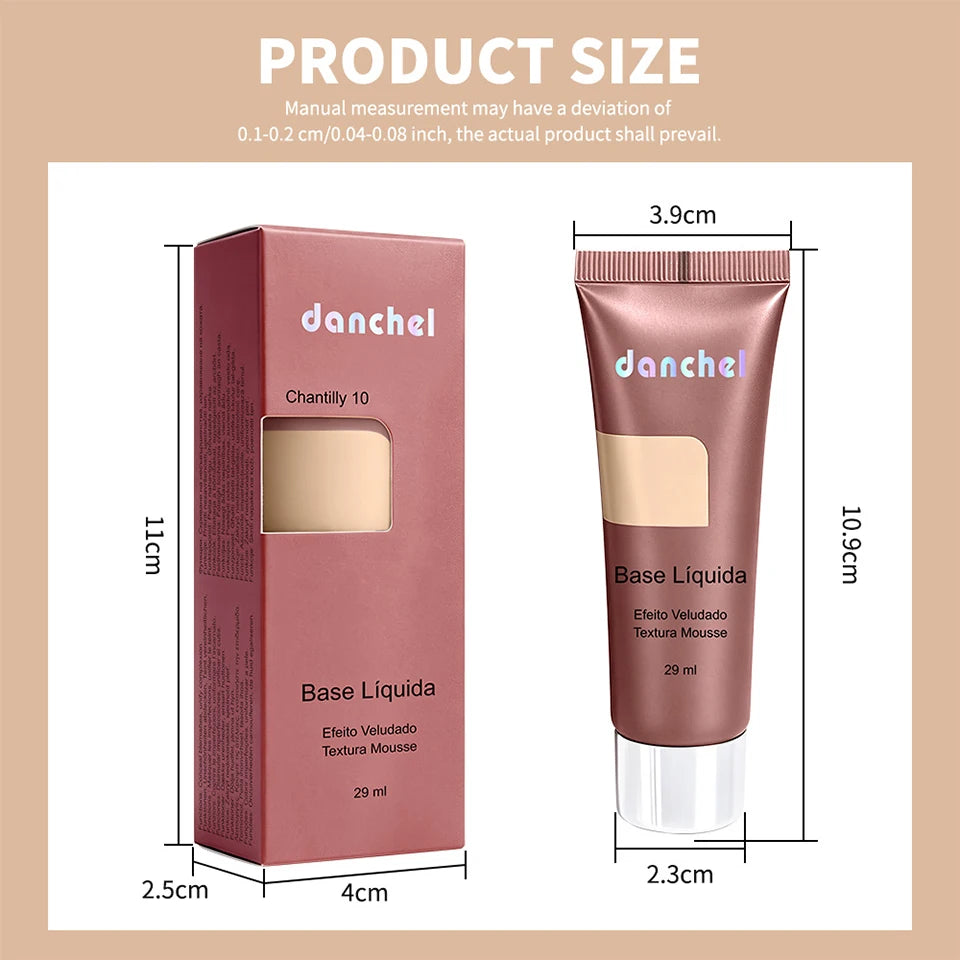 Long-Lasting Velvet Matte Liquid Foundation