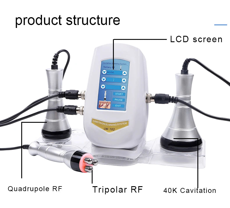 40K Ultrasonic Cavitation and RF Body Shaping Machine