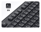 Ultra-Slim 2.4G Wireless 104-Key Full-Size Keyboard
