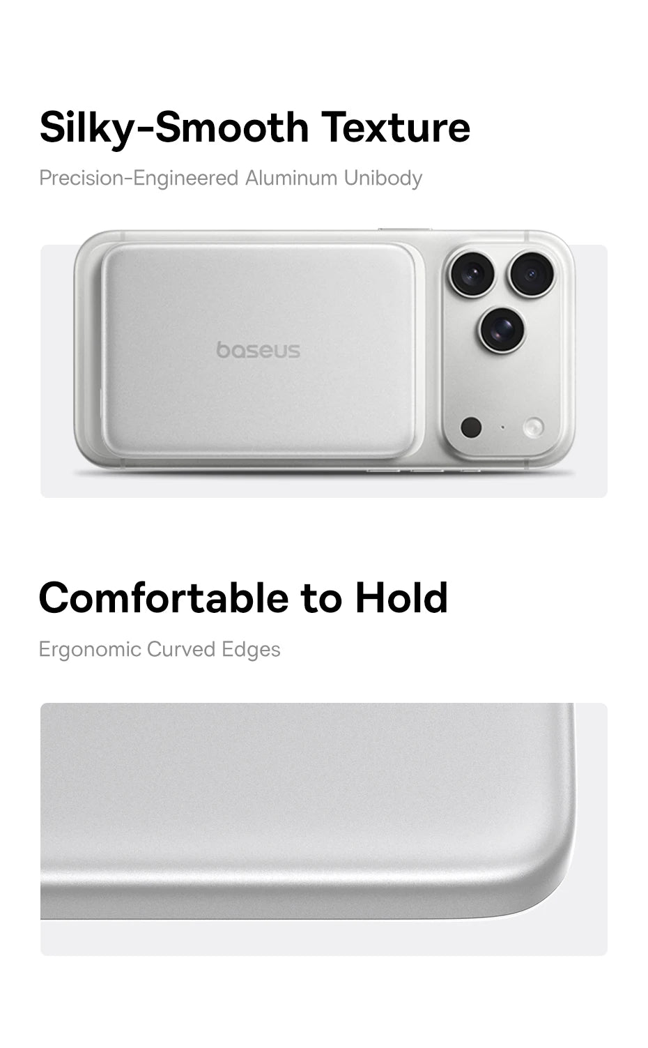 10000mAh Magnetic Wireless Power Bank with 30W Fast Charging