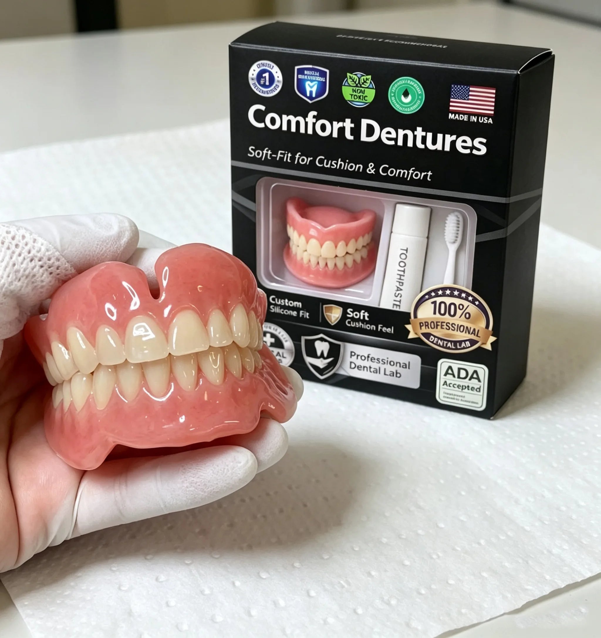Moldable Silicone Cosmetic Teeth for Instant Smile - 7